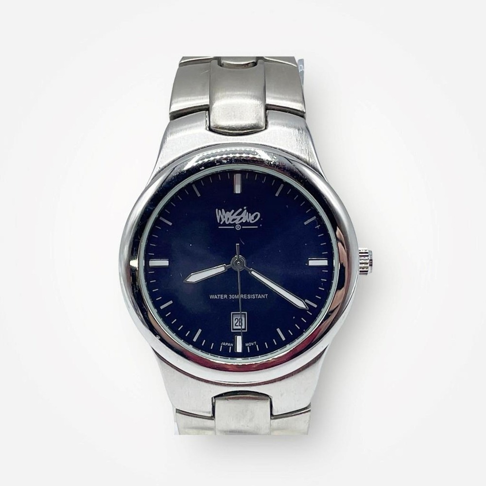 Mossimo Navy Face Analog Quartz Mens Watch 30m WR New Battery